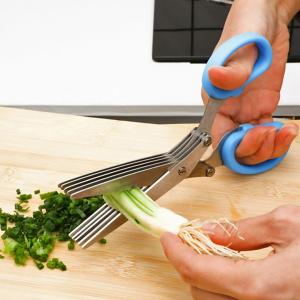 قیچی 5 تیغه خرد کن سبزیجات